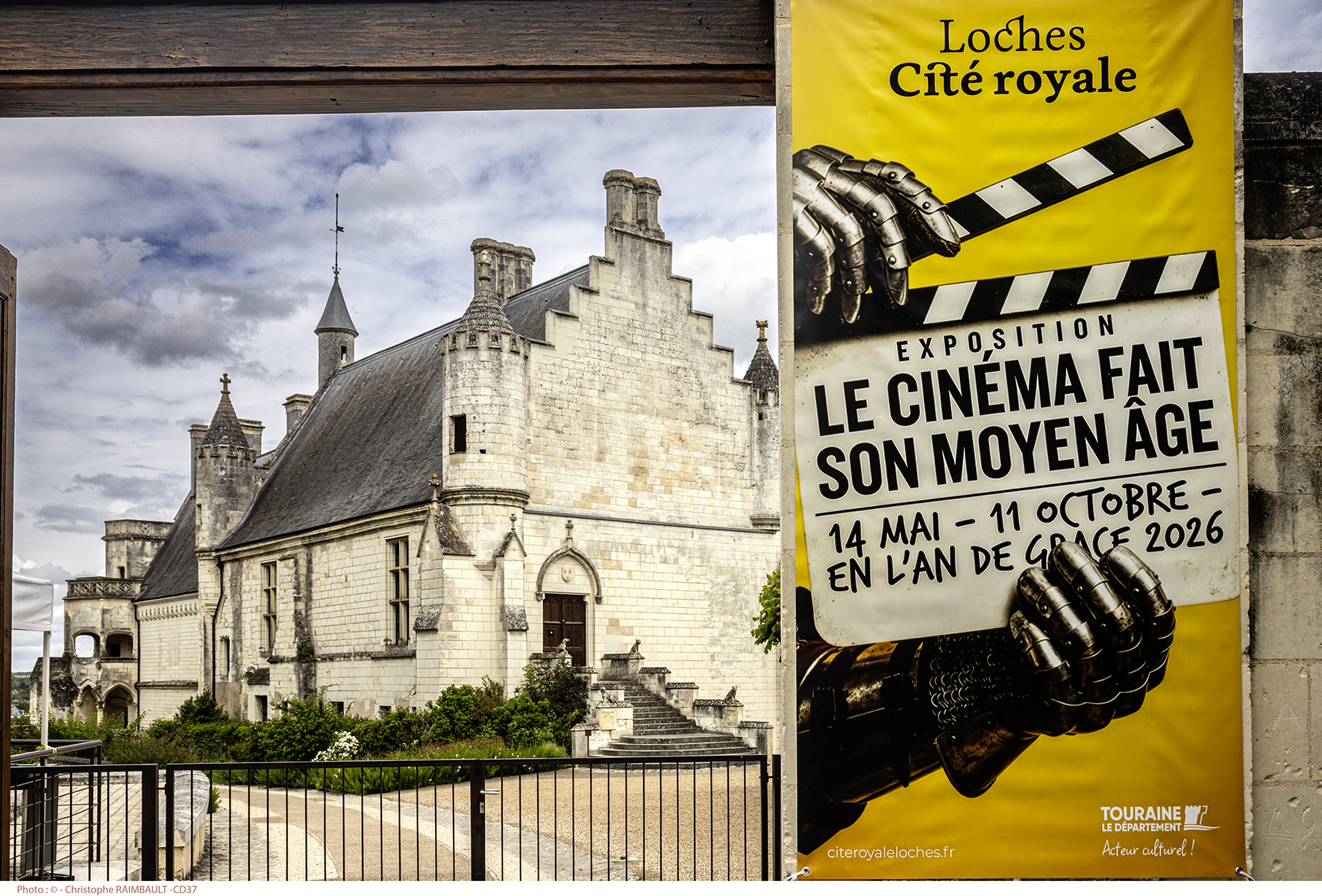 Exposition "Loches fait son cinéma" en la cité royale de Loche